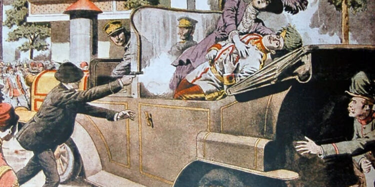 Plumbat e një nacionalisti serb që vranë arkidukën, Franz Ferdinand dhe shpërbënë katër perandoritë e botës