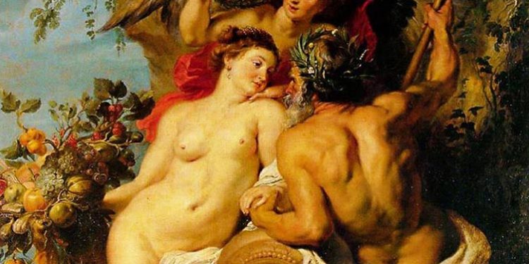 “Bashkimi i Tokës dhe Ujit”, piktura e Peter Paul Rubens, një formë dehëse shprehjeje