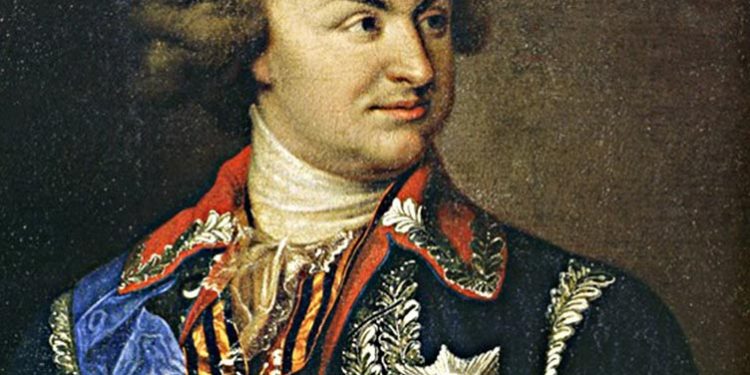 Grigori Aleksandroviç Potemkin i ofron një punë të lehtë ish-mësuesit të tij të moshuar