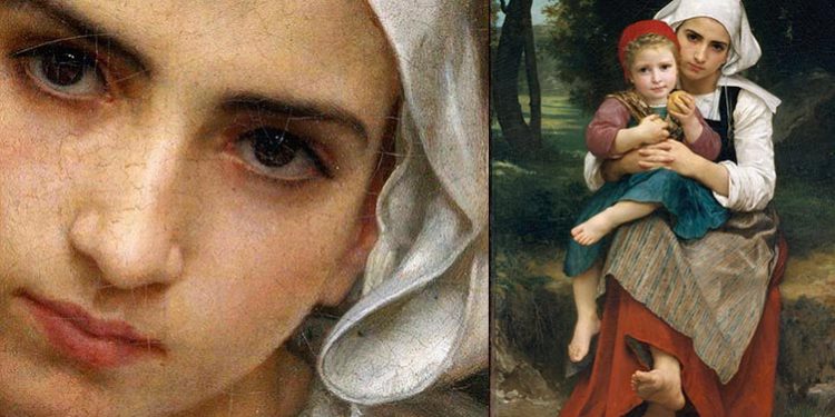 “Vëllai dhe motra Breton” e Bouguereau, ngrohtësia dhe transparenca e shprehisë shpirtërore