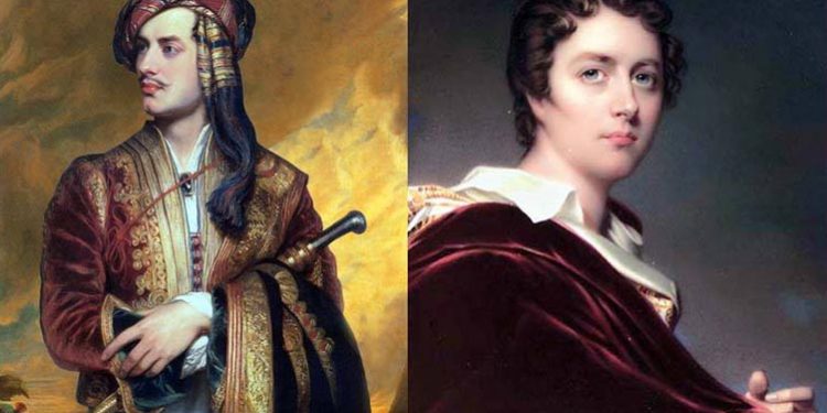 Xhorxh Gordon Bajron (22 janar 1788-19 prill 1824) poet i shquar anglez, përfaqësues i romantizmit