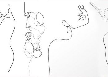 Magjia e përjetimit që rrëshqet linjat e një dehje në një vijë me lapës karboni