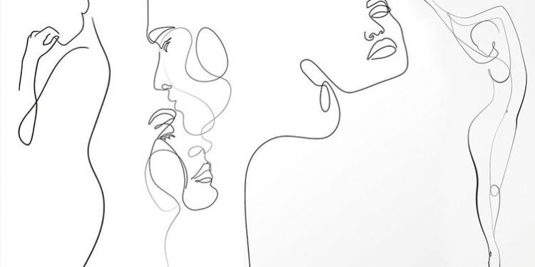 Magjia e përjetimit që rrëshqet linjat e një dehje në një vijë me lapës karboni