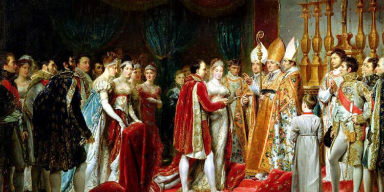 Shaka dhe intrigë e Jozef Fushé me Napoleonit, më 1 prill 1810, gjatë kurorëzimit të mbretit me Arkidukeshën, Maria Luiza të Austrisë