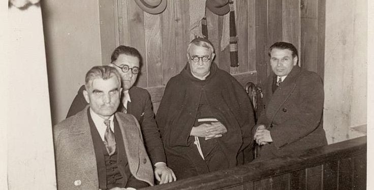 Asdreni (Aleksandër Stavre Drenova), Ernest Koliqi, Gjergj Fishta, Lasgush Poradeci (Llazar Sotir Gusho) Viti 1938