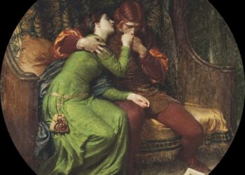 Sir Frank Bernard Dicksee fisniku viktorian i pikturës, peneli që  jetësoi në tablo histori dhe legjenda