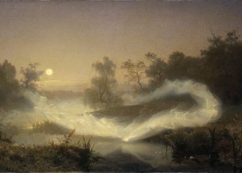 “Zanat kërcimtare”, tabloja e piktorit suedez, Malmström, këto shpërthime drite që ndezin muzgun me hënë