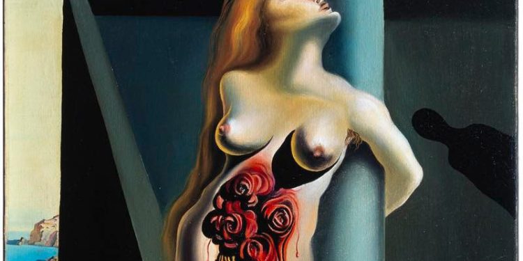 Hyjnia e gruas në tragjizmin shprehës të Dali te piktura e vitit 1930, “Trendafilat e përgjakur”