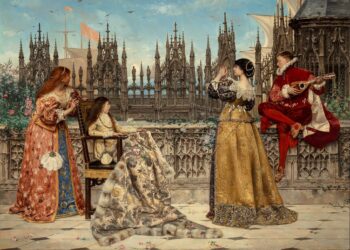 Adolphe Alexandre Lesrel, i sofistikuari i pikturës së zhanrit, ai që ishte korrekt në pasqyrimin e elementeve shprehës ku spikat detaji