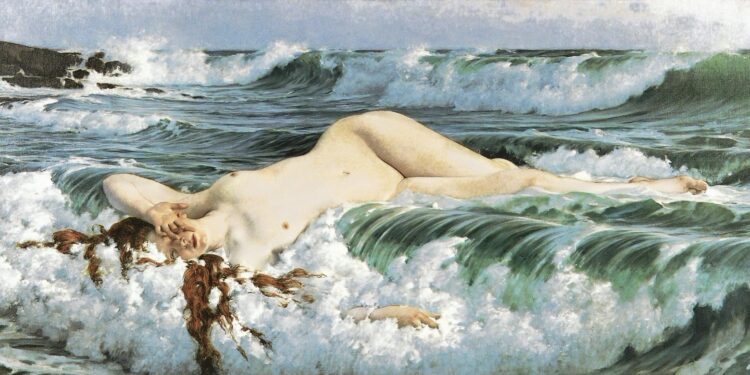 “Venusi” prej valësh, kaplimi dehës i hungarezit të famshëm të pikturës, Adolf Hirémy-Hirschl