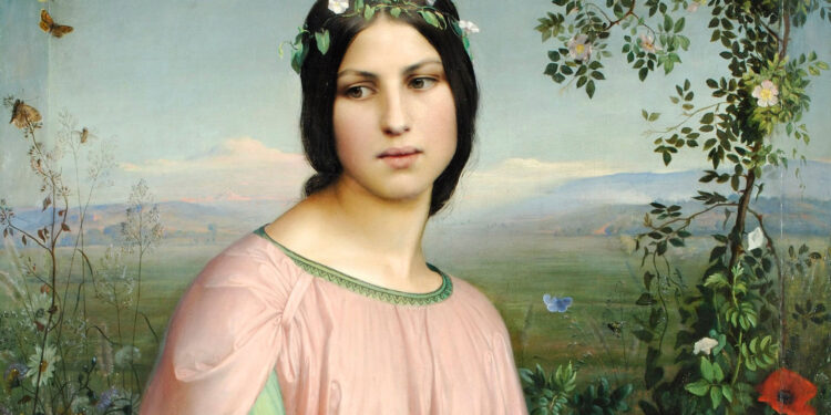 “Lulja e fushave”, nga Louis Janmot, simbolika idealizuese e gruas që pranveron në çdo stinë