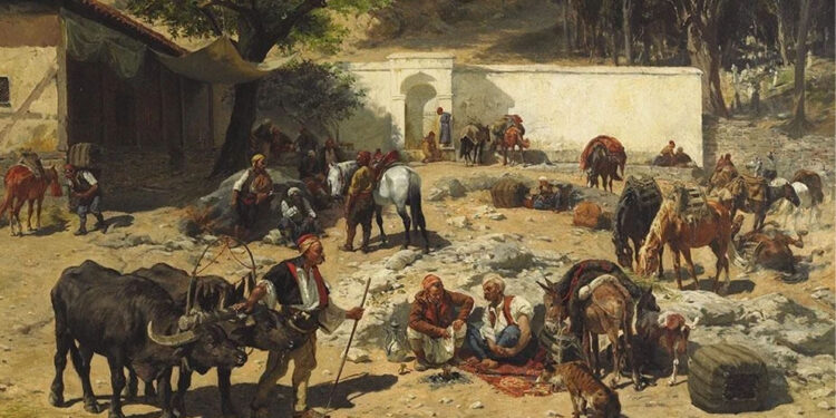 Shqiptarët mahnitës në pikturat e austriakut ushtarak, Rudolf Otto von Ottenfeld