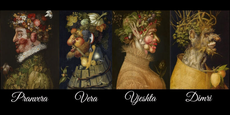 “Katër stinët” e alegorikut të jashtëzakonshëm italian, Giuseppe Arcimboldo