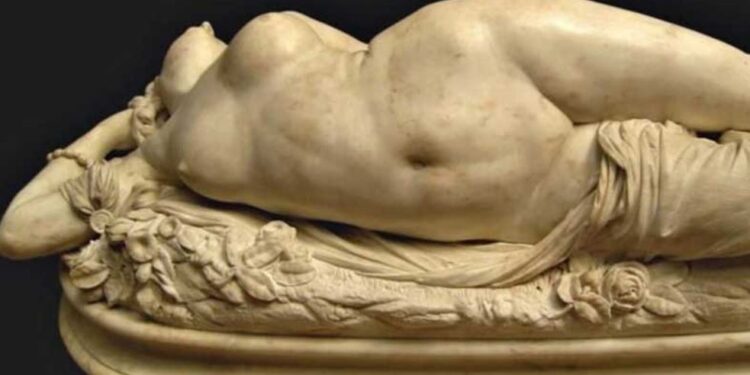 “Gruaja e kafshuar nga një gjarpër”, kryevepra e Auguste Clesinge që skandalizoi publikun dhe kritikët në Parisin e vitit 1847