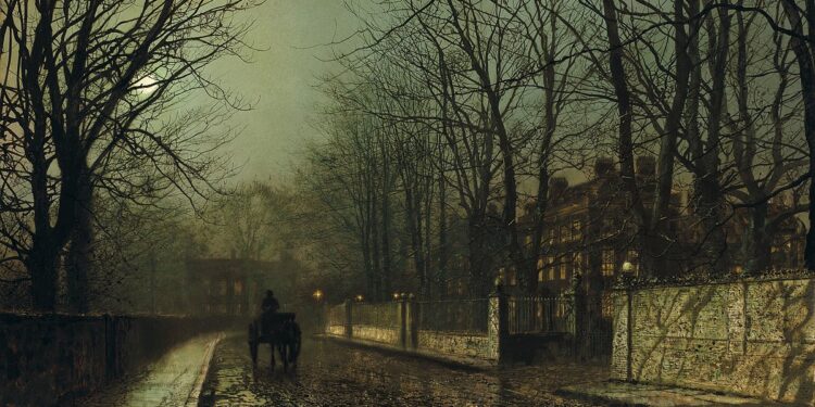 John Atkinson Grimshaw, një autodidakt që shkëlqeu me peizazhin hënor, në epikën viktoriane