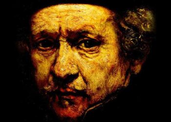 Rembrandt, oratori magjepsës i dritëhijes, piktori që vezullon diellin hyjnor në tablo