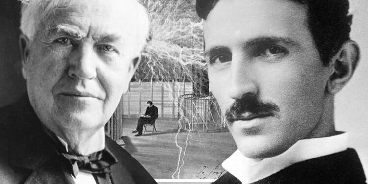 Pse Thomas Edison dhe Nikola Tesla u përplasën gjatë betejës së rrymave?
