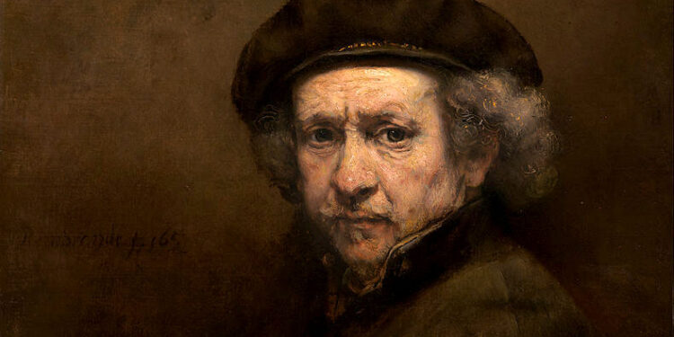Rembrandt, oratori magjepsës i dritëhijes, piktori që vezullon diellin hyjnor në tablo