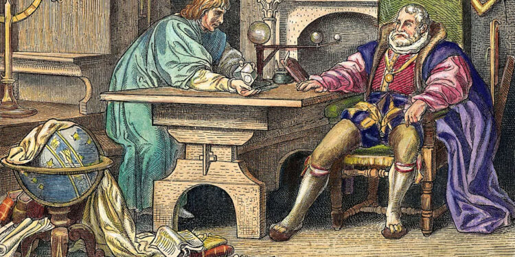 Johannes Kepler, matematikan dhe astronom i famshëm gjerman që zbuloi lëvizjet eliptike të planetëve rreth diellit