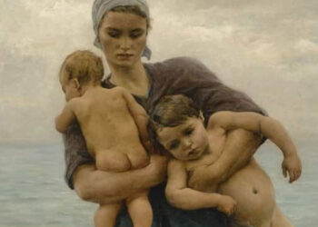 “Gruaja e peshkatarit që kthehet nga larja e fëmijëve të saj”, kryevepra e një piktoreje që hyri në historinë e artit