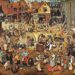 Karnavalet dhe kreshmet, zanafilla dhe simbolika e kremtes, e gjitha në një tablon e alegorikut, Pieter Bruegel