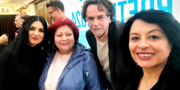 Me magjepsësen, Dasara Xhangollin, të hareshmen, Rozeta Kreste dhe të talentuaren e kumbimit poetik, Anila Toto