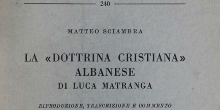 Prifti arbëresh Papas Lukë Matranga në përvjetorin e vdekjes