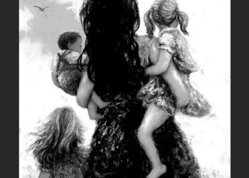 Fëmijët që nuk e lanë nënën të ikte e vetme në rrugën pa kthim