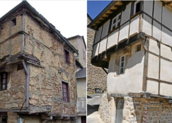 Shtëpia më e vjetër në Francë, para dhe pas restaurimit