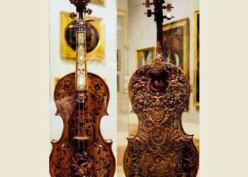 Violina nga Domenico Galli, 1687, shembull i mrekullueshëm i mjeshtërisë së luterisë