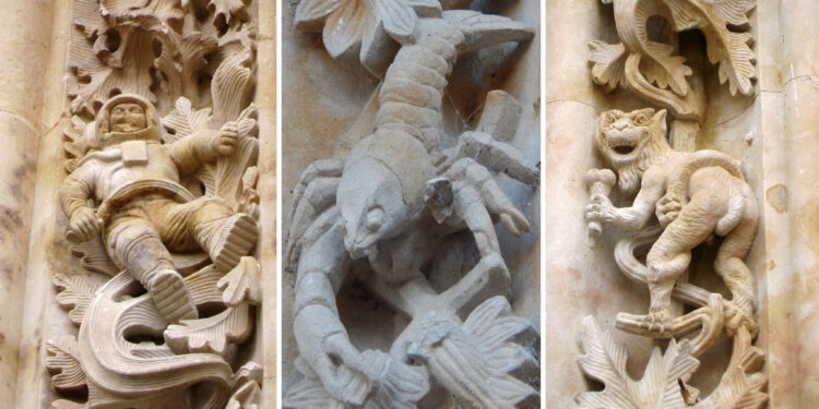 Të vërtetat e astronautit dhe gdhendjeve të tjera të çuditshme në muret e kishës të shekullit të 12-të?!