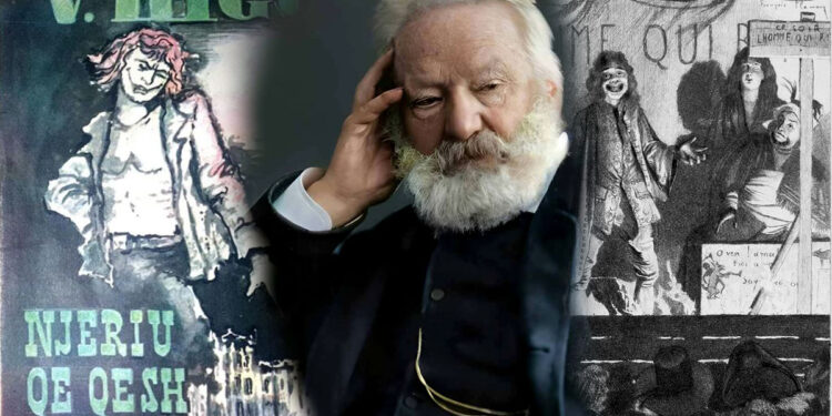 Fjalia Gwynplaine, personazhit kryesor të “Njeriu që qesh” i Victor Hugo, në Dhomën e Lordëve në Londër