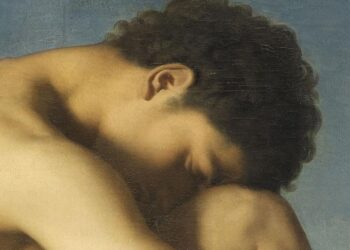 Një i ri nudo ulur pranë detit, është një pikturë vaj mbi kanavacë e artistit francez Hippolyte Flandrin_Albert Vataj