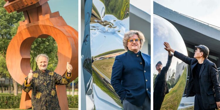 Artistët fitues të Bienales, Alfred Mirashi – Milot, Helidon Xhixha, dhurojnë veprat e tyre Muzeut të Artit të Wuhan, Kinë