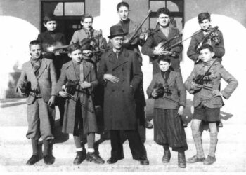Mjeshtrat e muzikës shkodrane në një foto, një dëshmi ku shkruhet një faqe nga historia e muzikës shqiptare