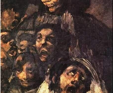 Klithmat e errta në tablonë e Goyas, një shprehje ngjethëse e shpërfytyrimit si protestë e shpirtit