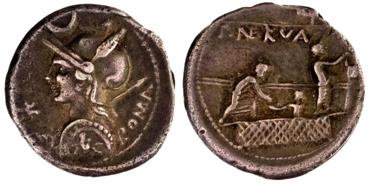 Ushtrimi i vullnetit zgjedhës përmes votës në Romën e lashtë, një histori politike e treguar në një monedhë