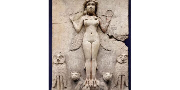 Mbretëresha e Natës, një pllakë terrakote që ngjall frikë, adhurim dhe magjepsje