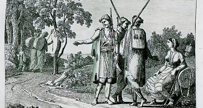 “Familje shqiptare duke udhëtuar”, përtej dy shekujve, gravurë e Antoine-Laurent Castellan (1808)