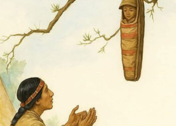 Djepi në pemë dhe historia e vërtetë e një ninulle që lindi nga dashuria dhe urtësia e një nëne indigjene