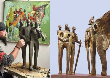 Monumenti i Skënderbeut në Ulqin, skulptura e Sabri Behramaj, puna ndryshe që pritet me refuzim dhe kritika