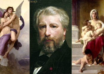 William-Adolphe Bouguereau, kjo cytje ngasëse estetike e traditës akademike franceze, piktori i dritës përshkuese