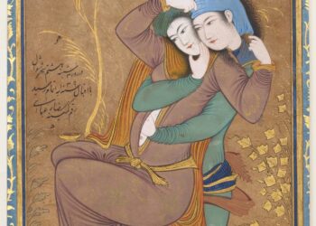 “Të Dashuruarit”, një poezi e butë persiane në penelatën e Reza Abbasit