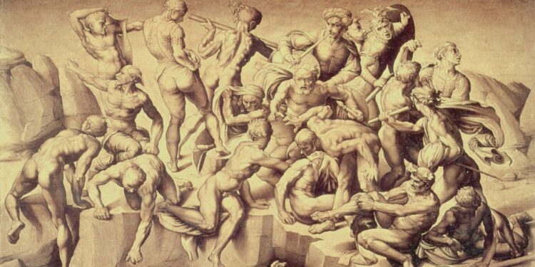 Beteja e Cascina-s, kur arti u kthye në arenë rivaliteti mes titanëve të Rilindjes, Leonardo da Vinçi dhe Mikelanxhelo Buonaroti
