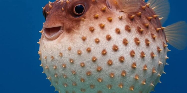 Peshku iriq dhe arti i mbijetesës, peshku që transformohet nga një trup i padukshëm në një top lundrues të mbushur me gjemba helmues