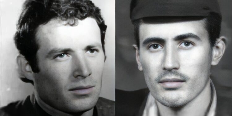 Foto e Gjon Mark Kumbullaku, 25 vjeç, dhe Dode Fran Gjerkaj, 22 vjeç, të cilët u vranë në Sukaj të Dajçit më më 25 gusht të vitit 1989_Albert Vataj