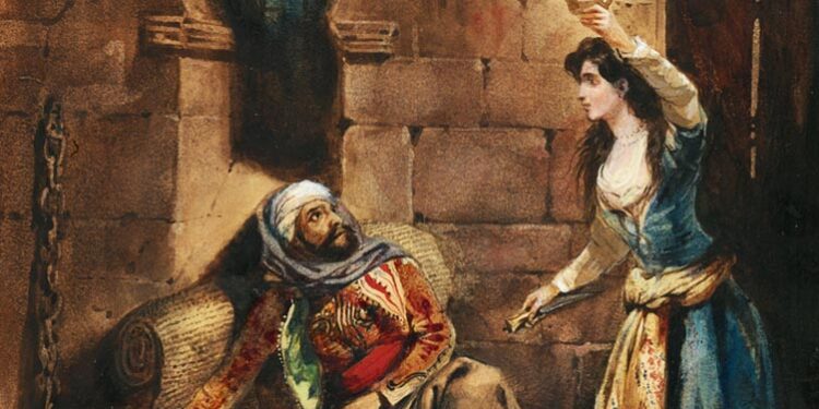 Historia e një dashurie të madhe të piratit fisnik të Lord Bajronit, në pikturën e Eugène Delacroix