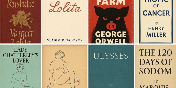 CNN prezanton librat e ndaluar, nga "Vargjet Satanike", te "Lolita", "Ferma e kafshëve", "Tropiku i kancerit", "Lady Chatterley's Lover", "Uliksi" dhe “120 Ditët” e Sodomës-Albert Vataj