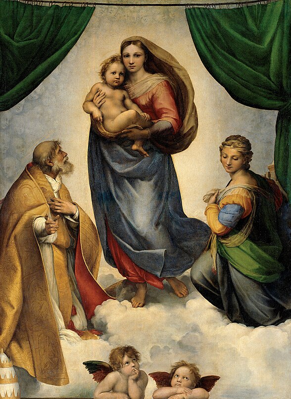 Madonna Sistine , e quajtur edhe Madonna e San Sistos , është një pikturë me vaj nga artisti italian Rafael . Piktura u porosit në vitin 1512 nga Papa Julius II për kishën e San Sistos, Piacenza , dhe ndoshta u realizua rreth viteve 1513–1514. Kanavaca ishte një nga Madonnat e fundit të pikturuara nga Rafael. Giorgio Vasari e quajti atë "një vepër vërtet e rrallë dhe e jashtëzakonshme".