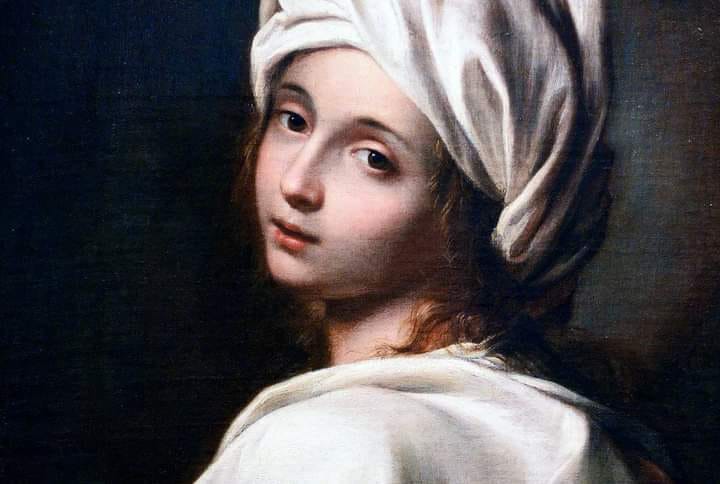 Piktura që mendohet të ketë frymëzuar Shelley-n dhe Stendhal-in është ajo e një gruaje të re, e cila u ekzekutua më 11 shtator 1599 për vrasjen e babait të saj.